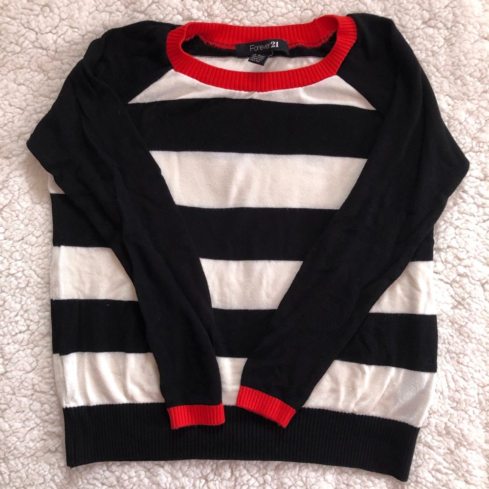 Forvever21 Striped Sweater - Size S